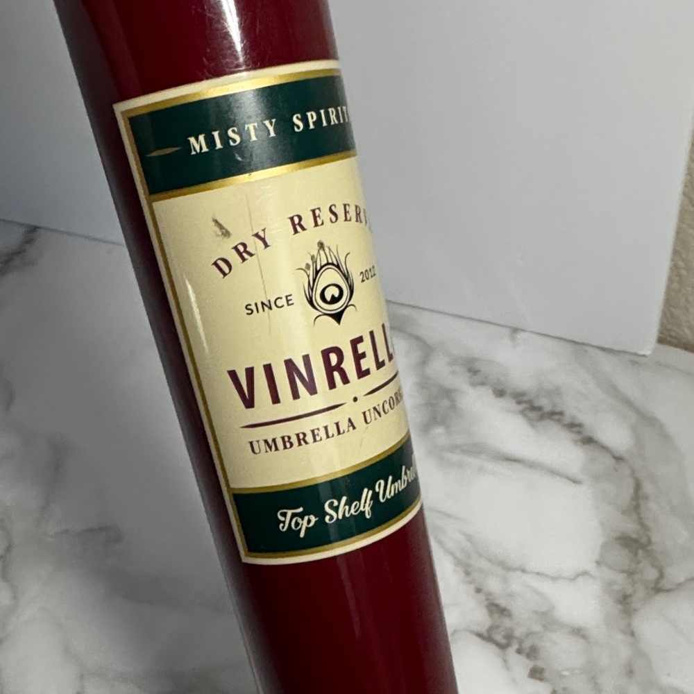 Burgundy Vinrella Wine Bottle Umbrella - Picture 2 of 16